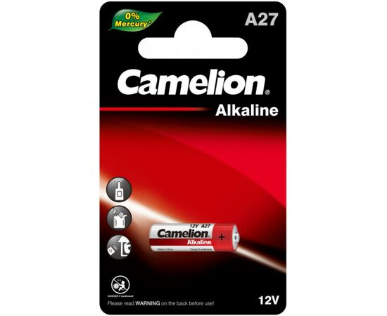Батарейка A27 / LR27 Alkaline * 1 Camelion (A27-BP1)