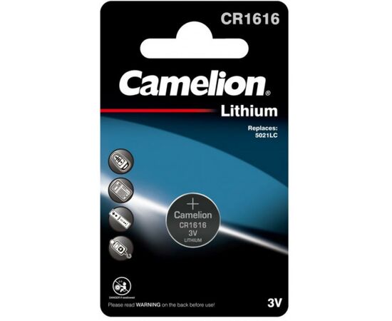 Батарейка CR 1616 Lithium * 1 Camelion (CR1616-BP1)