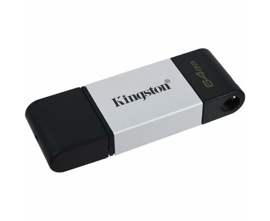 USB флеш накопитель Kingston 64GB DataTraveler 80 USB 3.2/Type-C (DT80/64GB), изображение 2 USB флеш накопитель Kingston 64GB DataTraveler 80 USB 3.2/Type-C (DT80/64GB), изображение 2