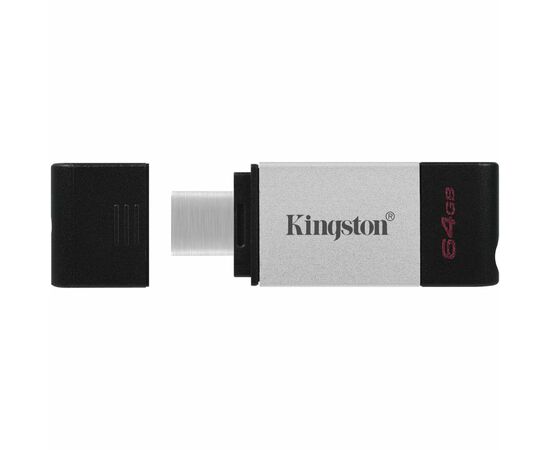 USB флеш накопитель Kingston 64GB DataTraveler 80 USB 3.2/Type-C (DT80/64GB), изображение 4 USB флеш накопитель Kingston 64GB DataTraveler 80 USB 3.2/Type-C (DT80/64GB), изображение 4