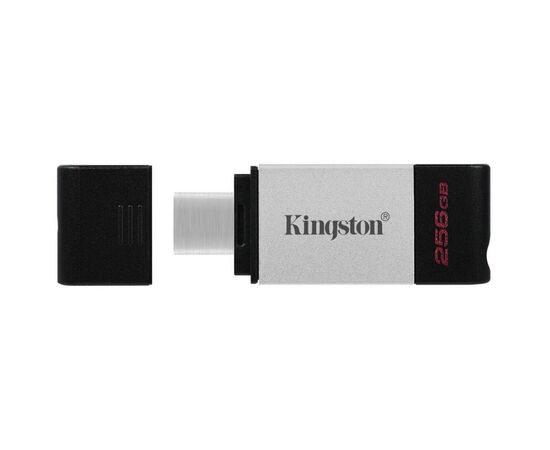 USB флеш накопитель Kingston 256GB DataTraveler 80 USB 3.2/Type-C (DT80/256GB), изображение 2 USB флеш накопитель Kingston 256GB DataTraveler 80 USB 3.2/Type-C (DT80/256GB), изображение 2
