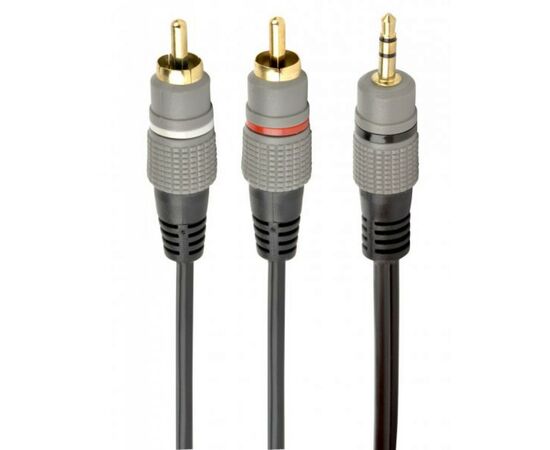 Кабель мультимедийный 3.5mm Jack to 2хRCA M 10.0m Cablexpert (CCA-352-10M)