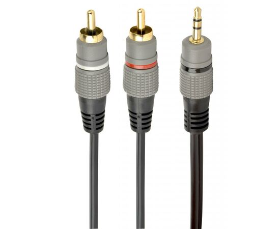 Кабель мультимедійний Jack 3.5mm to 2хRCA 2.5m Cablexpert (CCA-352-2.5M)