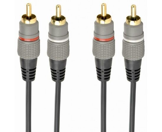 Кабель мультимедийный 2RCA to 2RCA 2.5m Cablexpert (CCAP-202-2.5M)