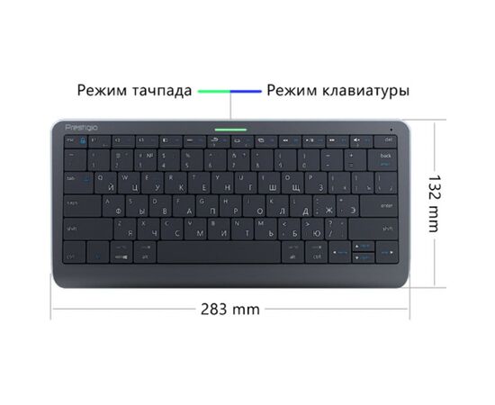 Клавиатура Prestigio Click&Touch Bluetooth (PSKEY1SGRU), изображение 8 Клавиатура Prestigio Click&Touch Bluetooth (PSKEY1SGRU), изображение 8