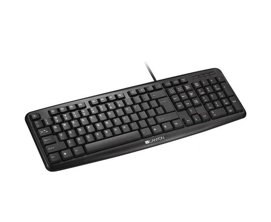 Клавиатура Canyon CNE-CKEY01-RU Black USB (CNE-CKEY01-RU)
