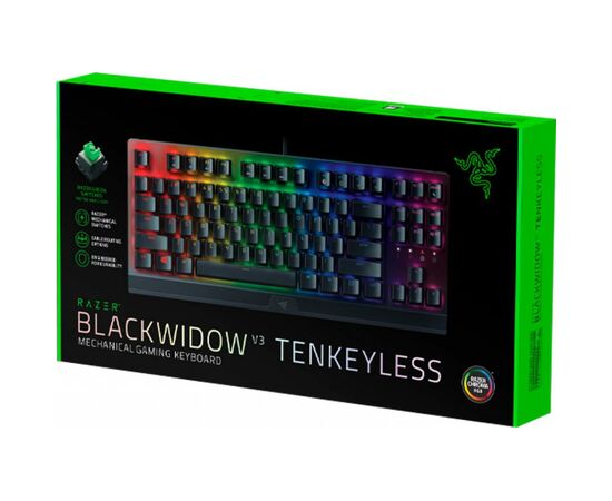 Клавиатура Razer BlackWidow V3 TKL Razer Green RU (RZ03-03490700-R3R1), изображение 2 Клавиатура Razer BlackWidow V3 TKL Razer Green RU (RZ03-03490700-R3R1), изображение 2