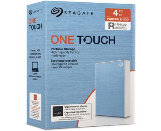 Внешний жесткий диск 2.5" 4TB One Touch USB 3.2 Seagate (STKC4000402), изображение 8 Внешний жесткий диск 2.5" 4TB One Touch USB 3.2 Seagate (STKC4000402), изображение 8