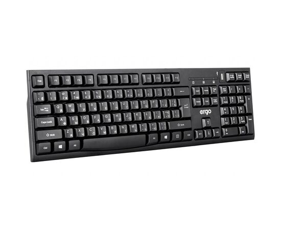 Клавіатура Ergo K-280HUB Black (K-280HUB), зображення 2 Клавіатура Ergo K-280HUB Black (K-280HUB), зображення 2
