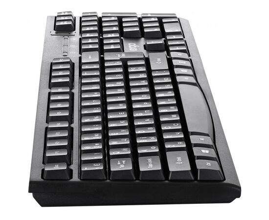 Клавіатура Ergo K-280HUB Black (K-280HUB), зображення 5 Клавіатура Ergo K-280HUB Black (K-280HUB), зображення 5