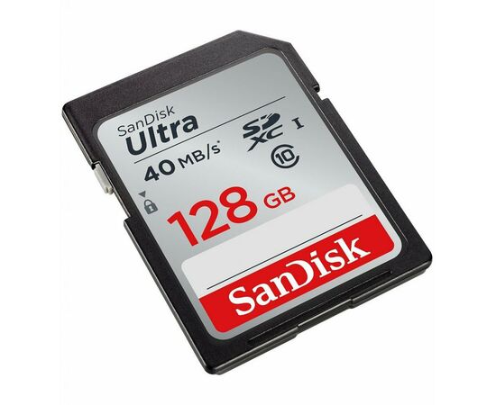 Карта памяти SanDisk 128GB SDXC class 10 UHS-I Ultra (SDSDUN4-128G-GN6IN), изображение 2 Карта памяти SanDisk 128GB SDXC class 10 UHS-I Ultra (SDSDUN4-128G-GN6IN), изображение 2