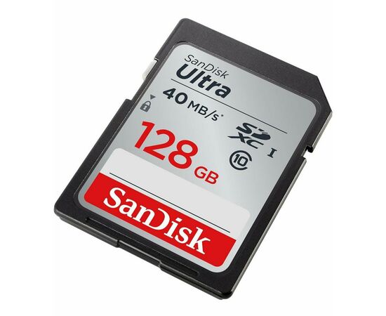 Карта памяти SanDisk 128GB SDXC class 10 UHS-I Ultra (SDSDUN4-128G-GN6IN), изображение 3 Карта памяти SanDisk 128GB SDXC class 10 UHS-I Ultra (SDSDUN4-128G-GN6IN), изображение 3