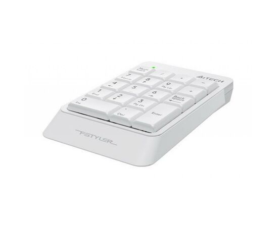 Клавіатура A4Tech K13P Fstyler Numeric Keypad White (FK13P (White)), зображення 3 Клавіатура A4Tech K13P Fstyler Numeric Keypad White (FK13P (White)), зображення 3