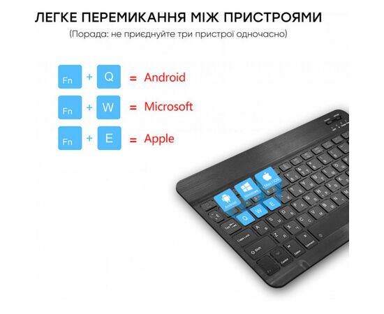 Клавіатура AirOn Easy Tap для Smart TV та планшета (4822352781027), зображення 6 Клавіатура AirOn Easy Tap для Smart TV та планшета (4822352781027), зображення 6