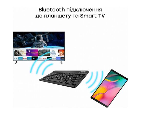 Клавіатура AirOn Easy Tap для Smart TV та планшета (4822352781027), зображення 7 Клавіатура AirOn Easy Tap для Smart TV та планшета (4822352781027), зображення 7