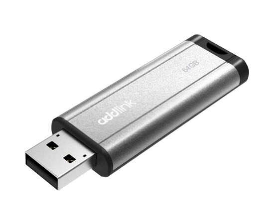 USB флеш накопитель AddLink 64GB U25 Silver USB 2.0 (ad64GBU25S2), изображение 2 USB флеш накопитель AddLink 64GB U25 Silver USB 2.0 (ad64GBU25S2), изображение 2