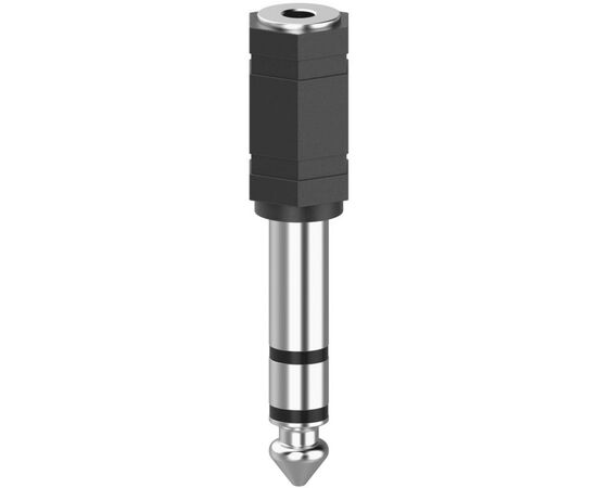 Кабель мультимедийный 6.3 mm Jack - 3.5 mm Jack Stereo Black Hama (00205194)