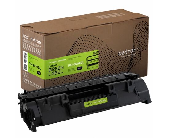 Картридж Patron HP LJ Pro400 M401/ M425 Series/CF280 GREEN Label (PN-80AGL)