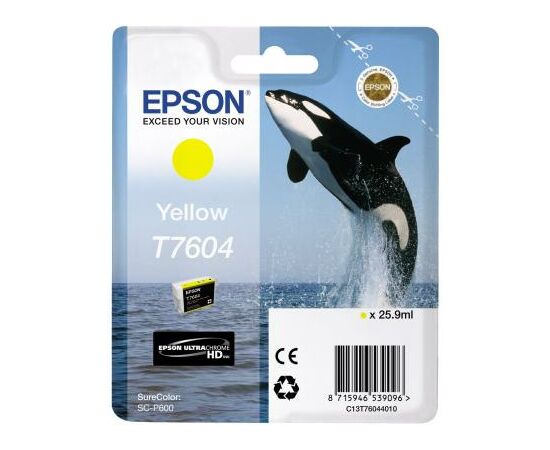 Картридж Epson SureColor SC-P600 yellow (C13T76044010)