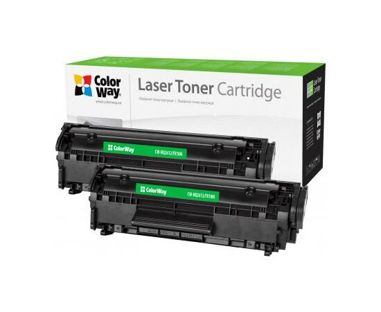 Картридж ColorWay для HP LJ 1010 (Q2612AF/Canon FX-10 Universal) DUAL PACK (CW-HQ2612/FX10FM)