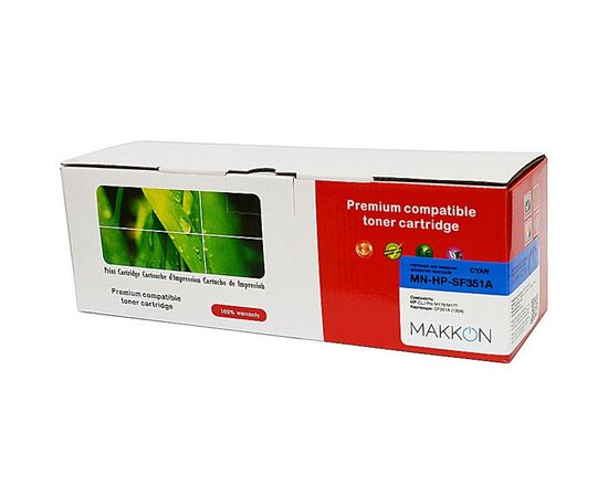 Картридж Makkon HP CLJP СF351A (130A) 1k cyan (MN-HP-SF351A)
