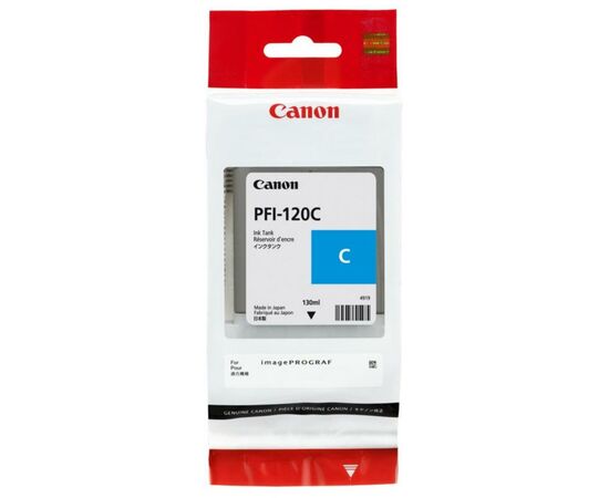 Картридж Canon PFI-120 Cyan, 130ml (2886C001AA), изображение 2 Картридж Canon PFI-120 Cyan, 130ml (2886C001AA), изображение 2