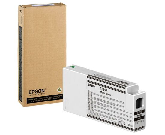 Картридж Epson SureColor SC-P6000/P7000/P8000/P9000 Matte Black 350ml (C13T824800), изображение 2 Картридж Epson SureColor SC-P6000/P7000/P8000/P9000 Matte Black 350ml (C13T824800), изображение 2