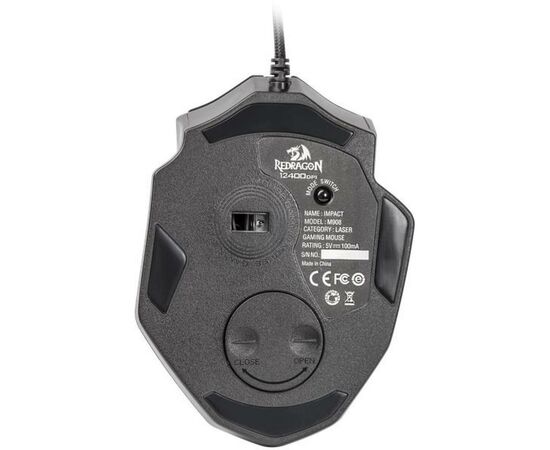 Мышка Redragon Impact RGB IR USB Black (78322), изображение 8 Мышка Redragon Impact RGB IR USB Black (78322), изображение 8