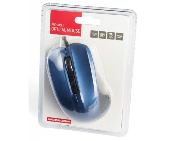Мышка Modecom MC-M9.1 USB Blue (M-MC-00M9.1-140), изображение 5 Мышка Modecom MC-M9.1 USB Blue (M-MC-00M9.1-140), изображение 5