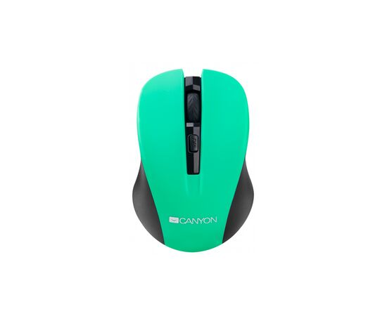 Мишка Canyon CNE-CMSW1GR Wireless Black-Green (CNE-CMSW1GR), зображення 2 Мишка Canyon CNE-CMSW1GR Wireless Black-Green (CNE-CMSW1GR), зображення 2