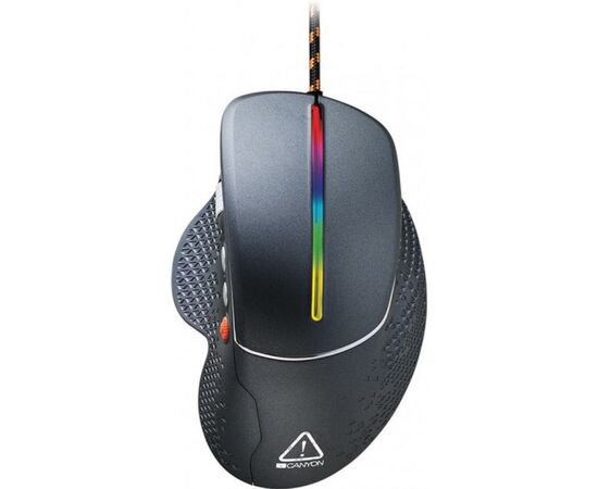 Мышка Canyon Apstar USB Black (CND-SGM12RGB), изображение 2 Мышка Canyon Apstar USB Black (CND-SGM12RGB), изображение 2