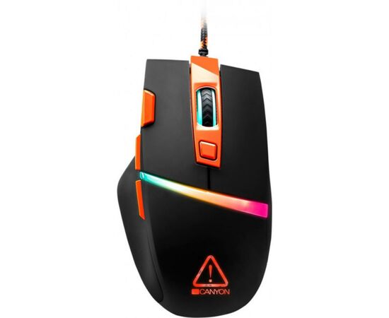 Мишка Canyon Sulaco USB Black (CND-SGM04RGB), зображення 2 Мишка Canyon Sulaco USB Black (CND-SGM04RGB), зображення 2