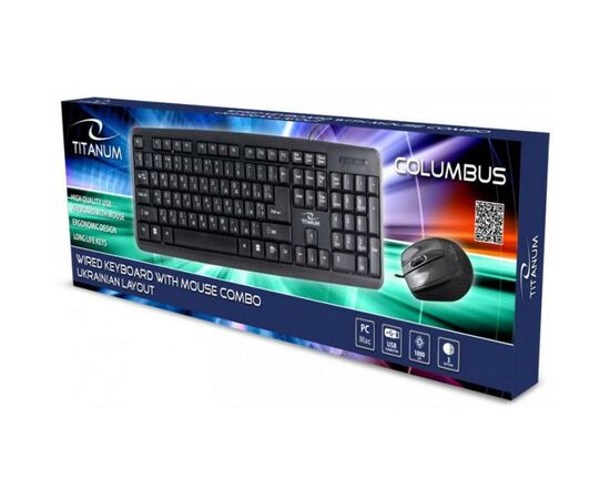 Комплект Esperanza TK110 USB Black (TK110UA), изображение 3 Комплект Esperanza TK110 USB Black (TK110UA), изображение 3