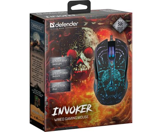 Мышка Defender Invoker GM-947 Black (52947), изображение 8 Мышка Defender Invoker GM-947 Black (52947), изображение 8