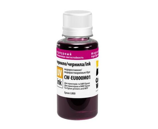 Чорнило ColorWay Epson L800 Magenta EU800M (CW-EU800M01)