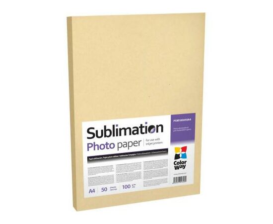Фотобумага ColorWay A4 Sublimation (PSM100050A4)