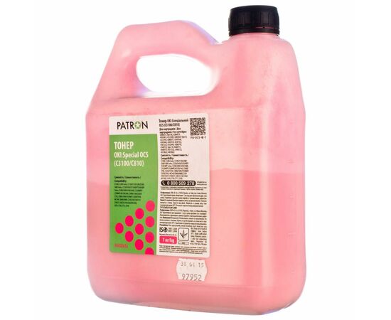 Тонер OKI C3100/C810 1кг MAGENTA OCS Patron (PN-OC3100-M-1)