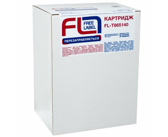 Картридж FREE Label EPSON WF-M5190/M5690 BLACK-C13T865140 (FL-T865140)