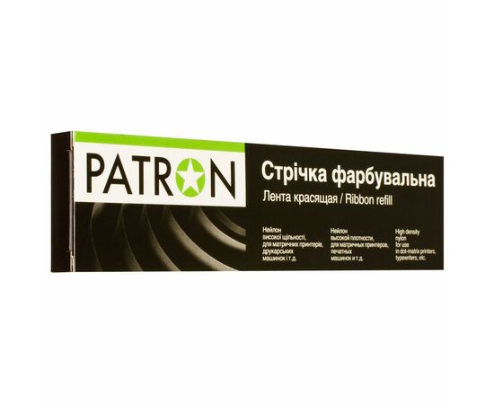 Лента к принтерам 13мм X 50 м (К) HD Patron (PN-12.7-50SB)