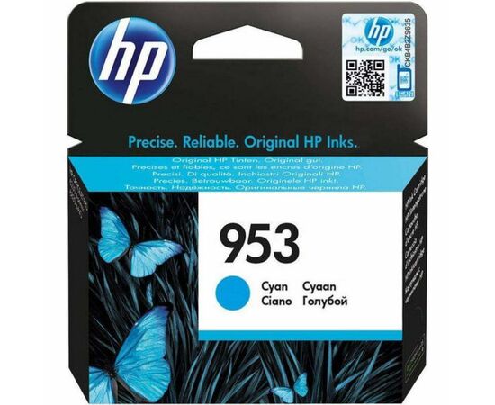 Картридж HP DJ No.953 Officejet Pro 8210/8710/8720/8725/8730 Cyan, 700с (F6U12AE)