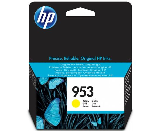 Картридж HP DJ No.953 Officejet Pro 8210/8710/8720/8725/8730 Yellow, 700 (F6U14AE)