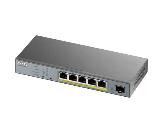 Коммутатор сетевой ZyXel GS1350-6HP-EU0101F, изображение 2 Коммутатор сетевой ZyXel GS1350-6HP-EU0101F, изображение 2
