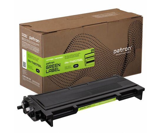 Тонер-картридж Patron BROTHER TN-2075 GREEN Label (PN-TN2075GL)
