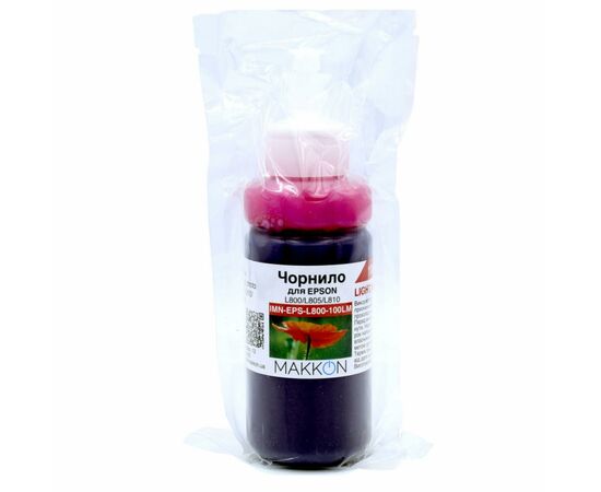 Чорнило Makkon для Epson L800/L805/L810 100 мл light magenta (IMN-EPS-L800-100LM)