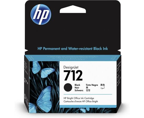 Картридж HP DJ No.712 DesignJet Т230/Т630 Black 38ml (3ED70A)