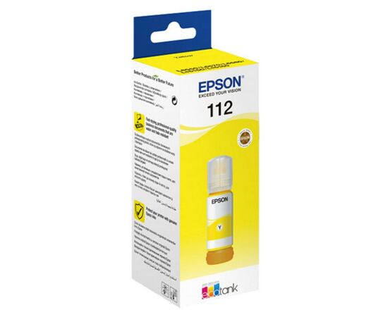 Контейнер с чернилами Epson 112 EcoTank Pigment Yellow ink (C13T06C44A)
