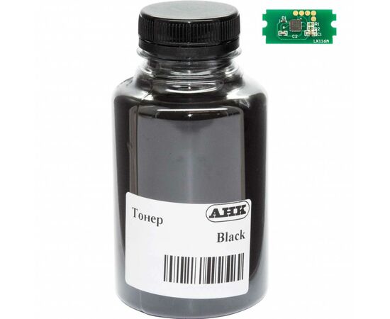 Тонер Kyocera TK-1170, 210г Black +chip AHK (3203701)