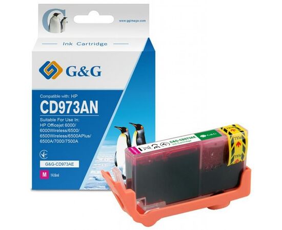 Картридж G&G HP No.920XL OJ6000/6500/7000/7500 magenta (G&G-CD973AE)