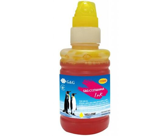 Чорнило G&G Epson L100/L200 yellow, контейнер 100мл (G&G-C13T66444A)