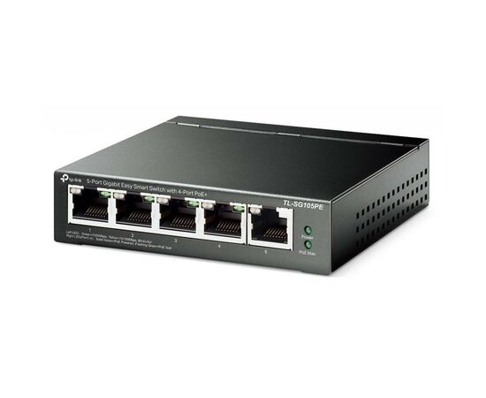 Коммутатор сетевой TP-Link TL-SG105PE, изображение 2 Коммутатор сетевой TP-Link TL-SG105PE, изображение 2